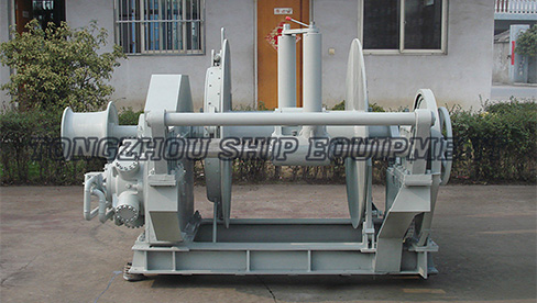 Net hauler, hauling line winch